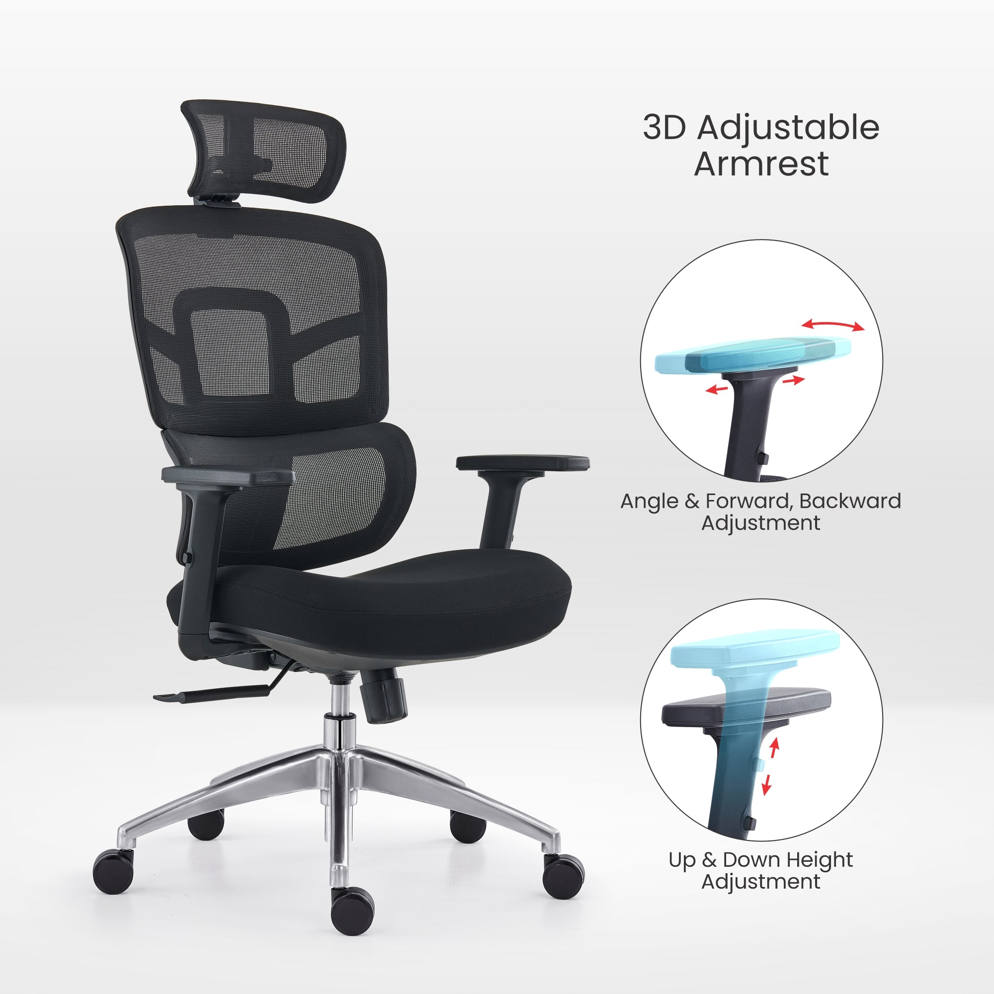 Rocket Ergonomic Chair: Blast Off to Productivity and Comfort