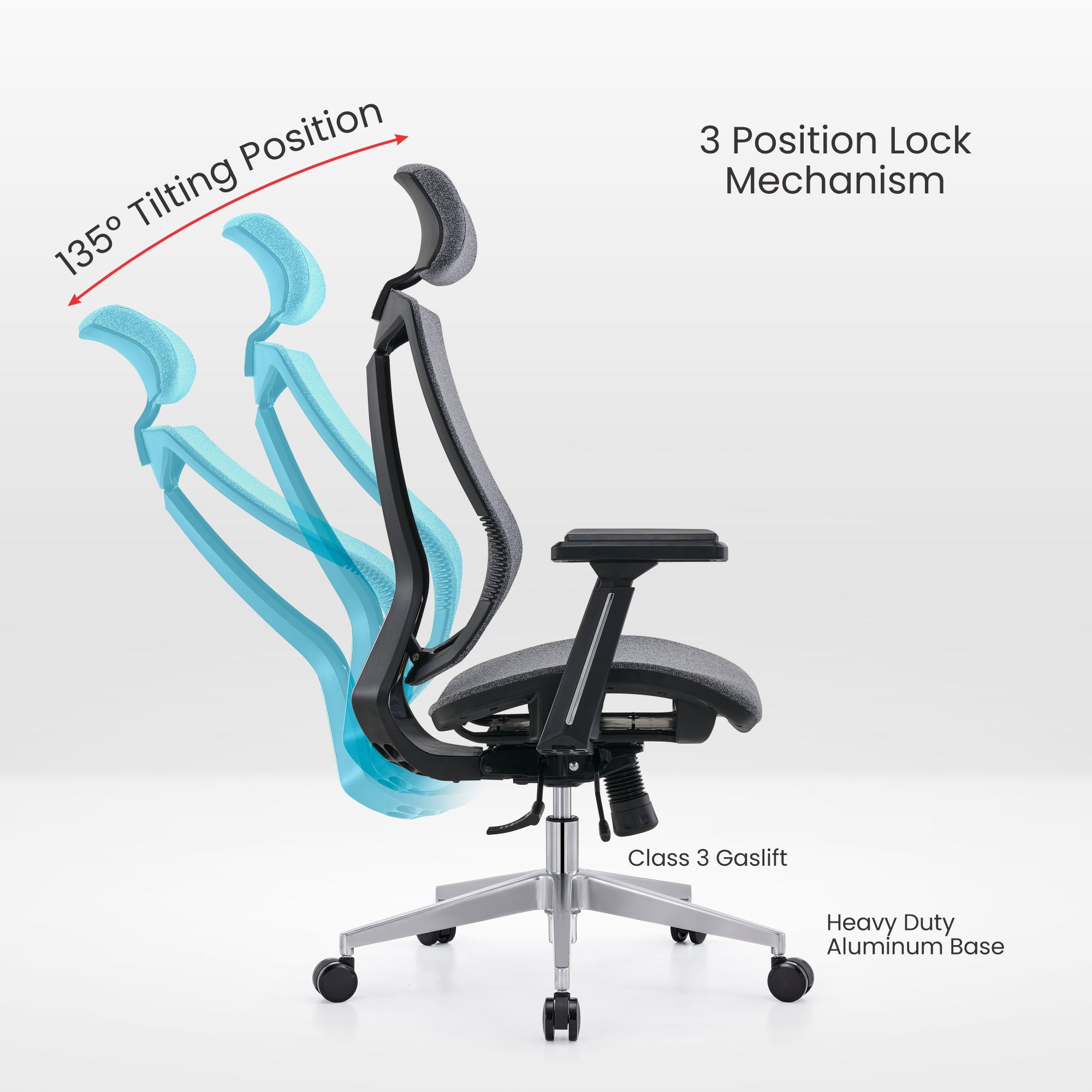 Dense Mesh Chair: Unwavering Support Meets Breathable Comfort