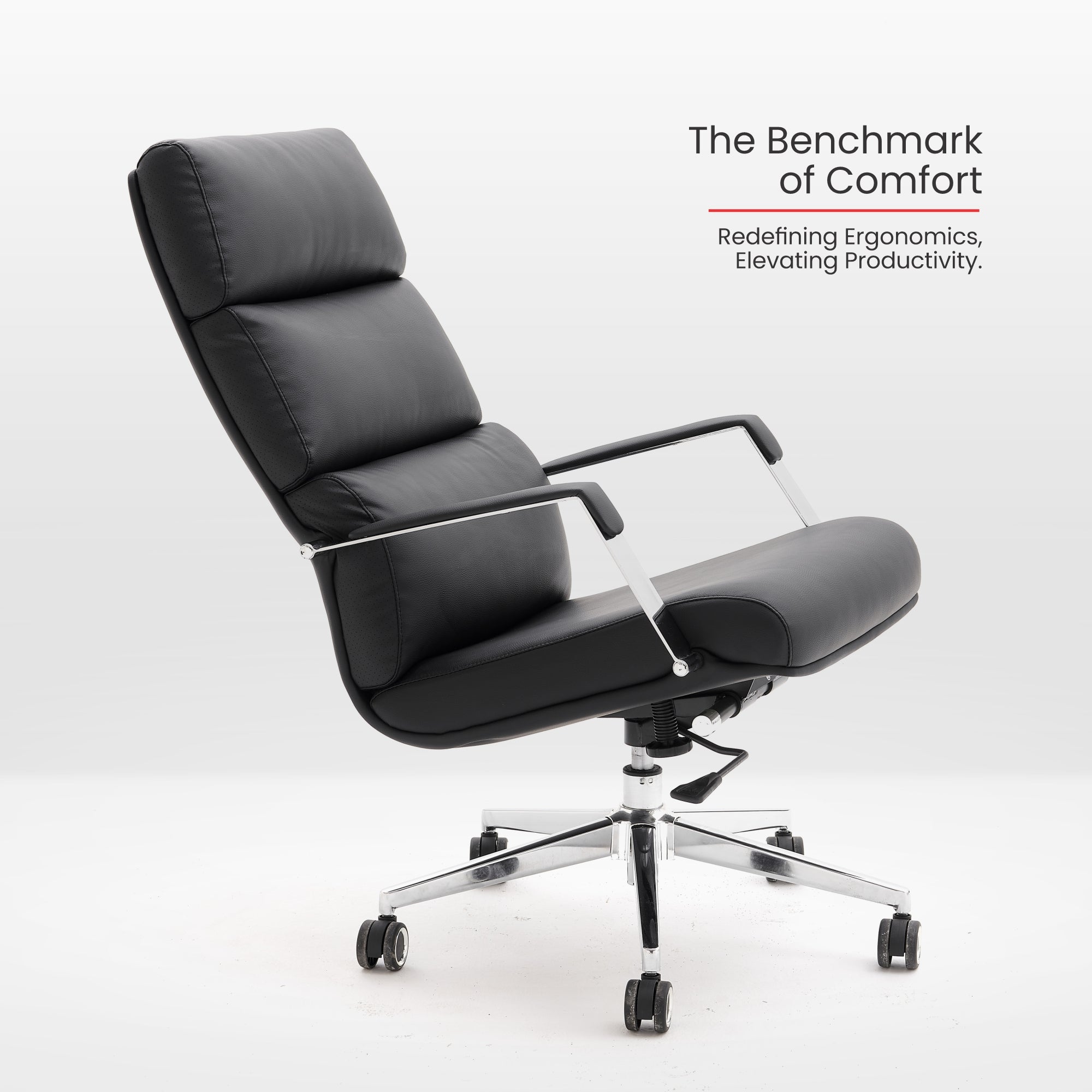 Puffer PU Leather Chair: Luxe Comfort with a Modern Edge