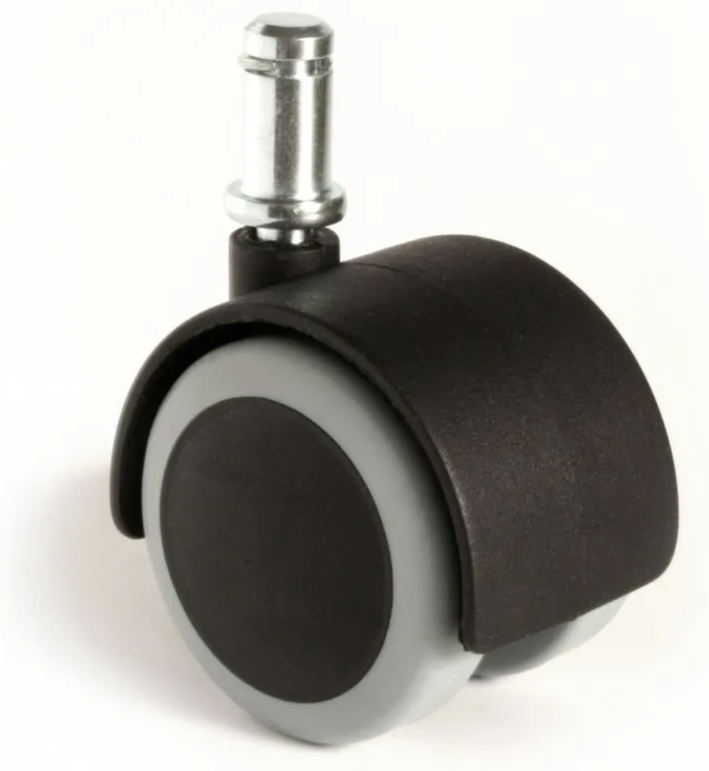 Rubber Wheels for Chairs 50mm Diameter