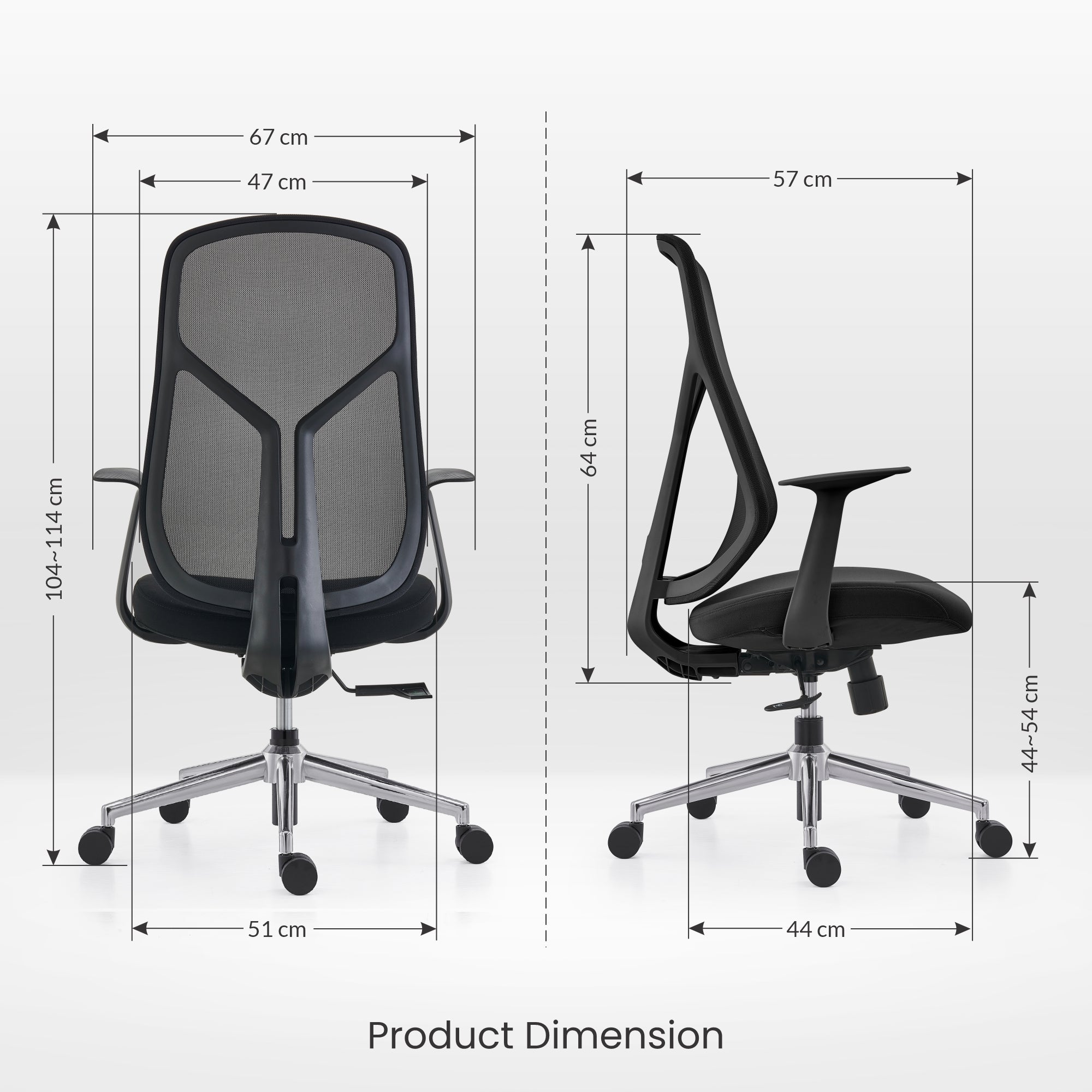 Donvale Ergonomic Chair: Work in Comfort and Style
