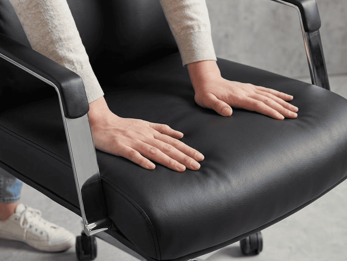 Plush upholstered comfort
